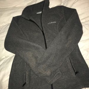 Gray Columbia Zip up jacket
